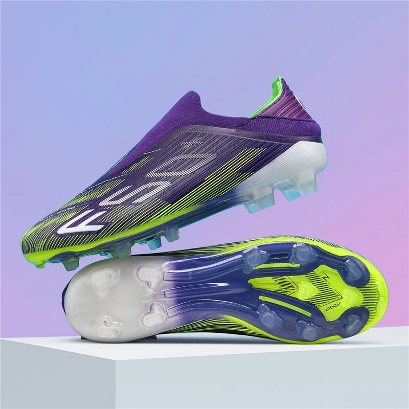 New Men Soccer Shoes Grass Cleats Futsal Comfortable Turf Football Boots Sports Ultralight Fg Non Slip Indoor Adult Non-Slip