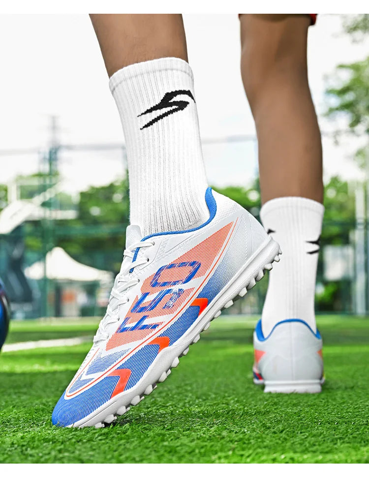 Nouvelles Chaussures de Football de Qualité pour Hommes Antidérapantes, Crampons de Football Ultralégers TF/FG pour Garçons