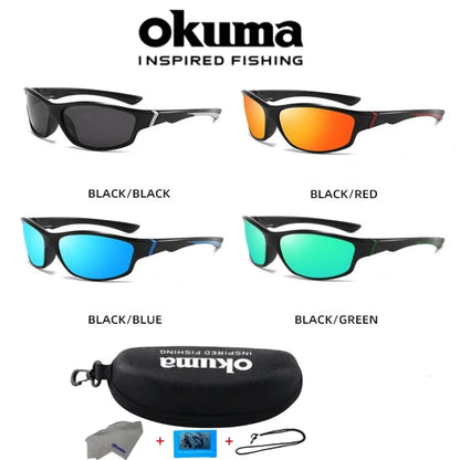 Okum fashion polarized glasses UV400, anti UV, glare, strong light, suitable for cycling, driving, fishing, etc