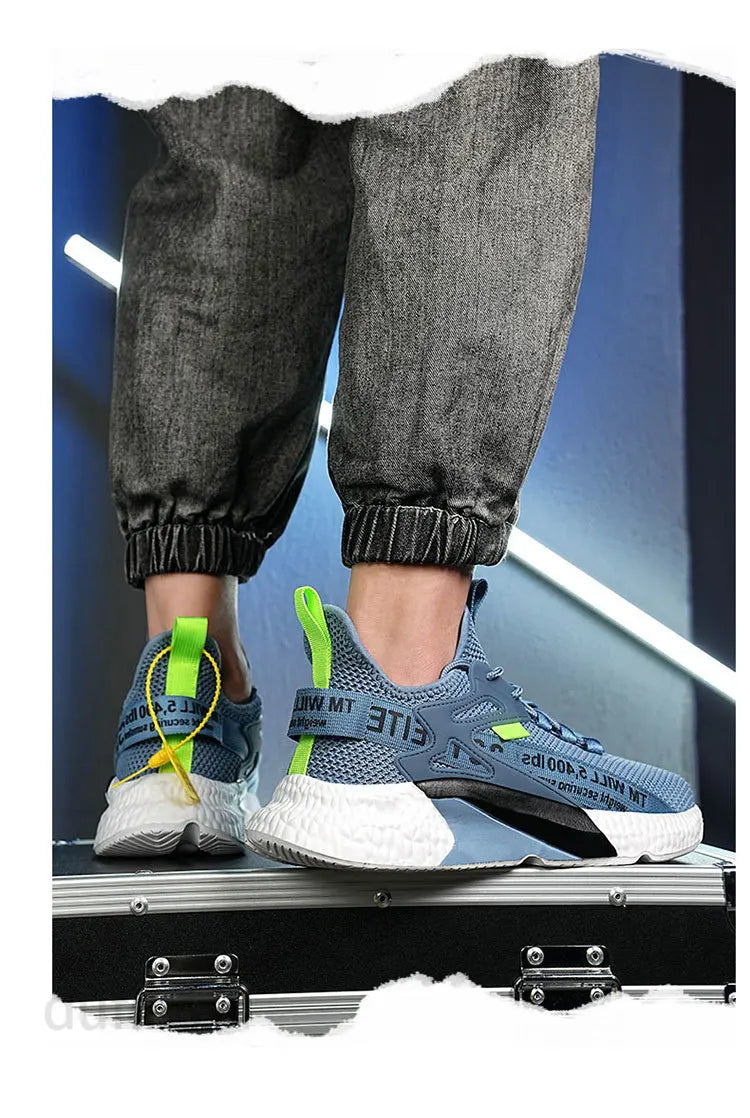 Nya herrskor, sneakers, lätta, casual, mode, löpning, elastiska, fritid, utomhus, mesh, sommar, sport, tennis, herr, promenad, storlek