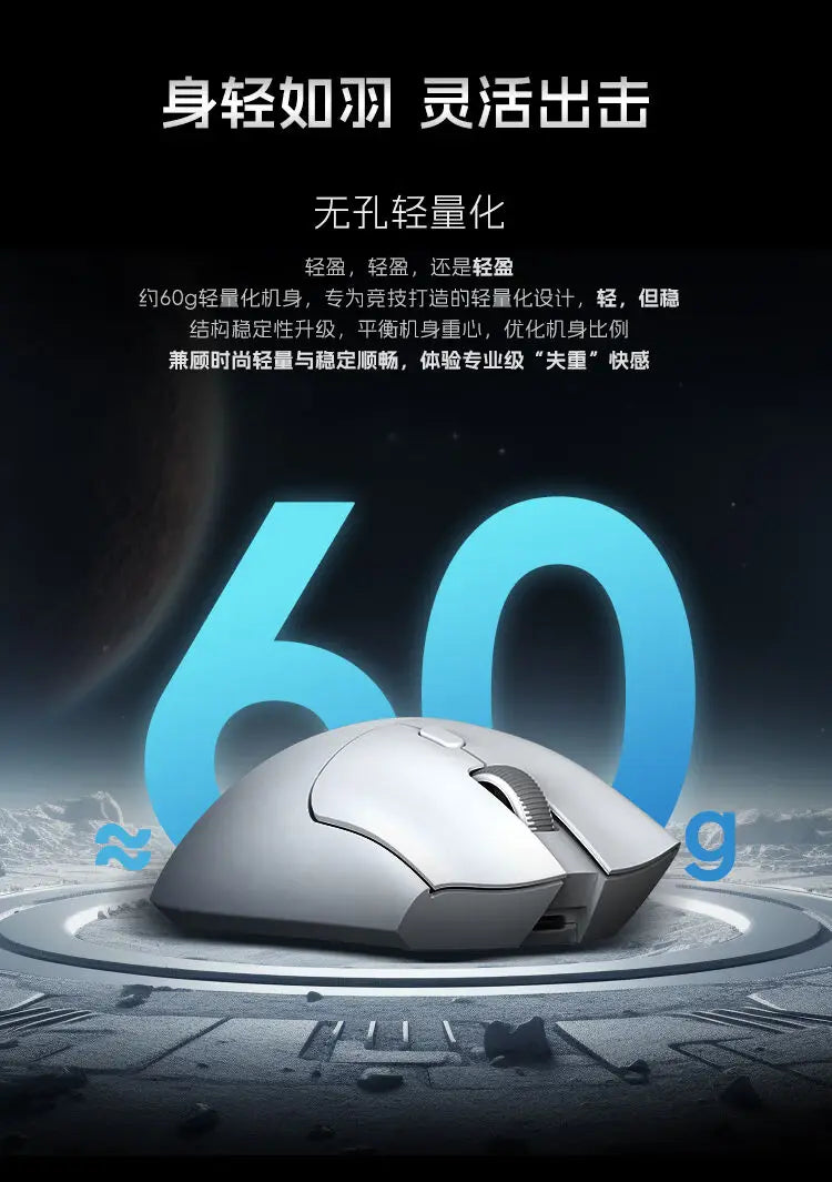 Metaphyuni Metapanda P1 Draadloze Muis P1 Pro Max Paw3395L Lage Latentie Lichtgewicht E-sports Gamingmuis Ergonomisch Pc-gamercadeau