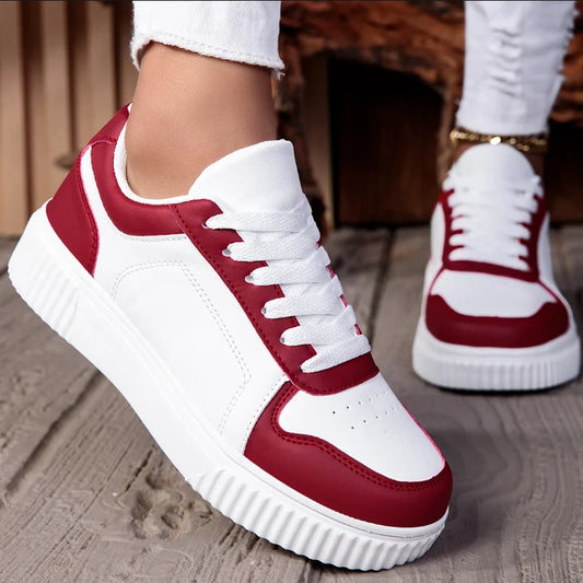 Women Shoes Man Casual Vulcanize Shoe Lace Up Women's Sneakers Non Slip Lightweight Comfortable Unisex Sports Shoes
