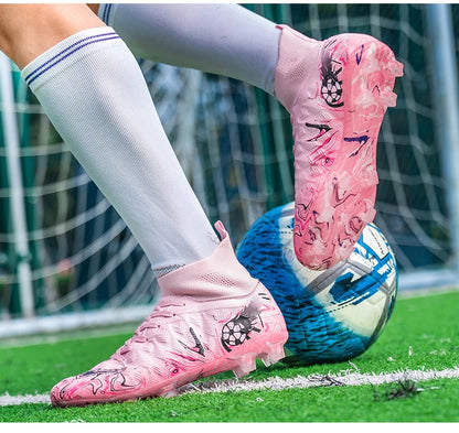 Chaussures de football professionnelles pour hommes, crampons de football, chaussures de football originales pour terrain intérieur, bottes d'entraînement sur gazon TF/FG, baskets
