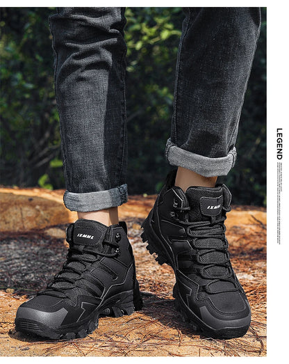 2025 New Hiking Shoes Unisex Outdoor Hiking Sports Shoes Camping Boots Ladies Waterproof Walking Shoes Non-slip Hiking Shoes