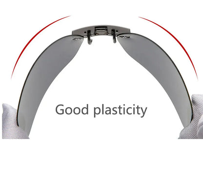 BOYSEEN Polarized Clip Sunglasses Driving Day Night Vision Lens Unisex Sport Fishing Myopia Glasses Men Women Travel Outdoor
