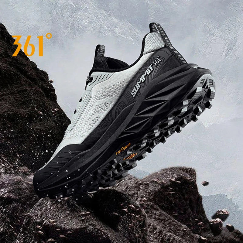 361 Degrees Yushan 3.0 Herren-Laufschuhe, Wandern, Dämpfung, flexibel, atmungsaktiv, rutschfest, Outdoor-Jogging, Herren-Sneaker 672532214
