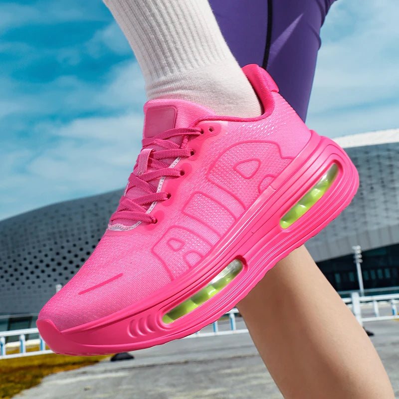 New Men's Sports Running Shoes, Casual Marathon, Breathable Lightweight, Women's Comfortable Athletic Non-Slip Walking Sneakers
