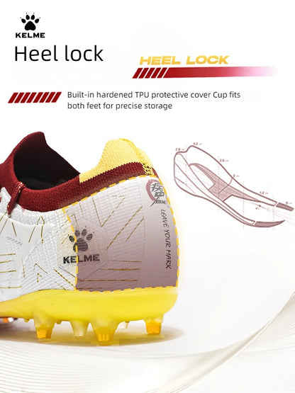 KELME Voetbalschoenen voor volwassenen Heren Disease Electric 3.0 Korte spikes Voetbalschoenen Kinderen MG Professional Wedstrijd- en trainingsschoenen