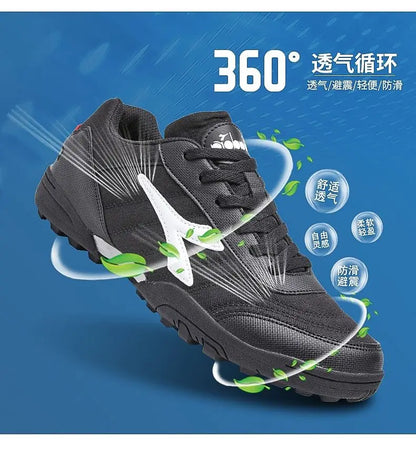 New Match Unisex Soccer Shoes Anti-slip Soccer Shoes Outdoor Professional Rivet Turf Comfortable Soccer Field Boots