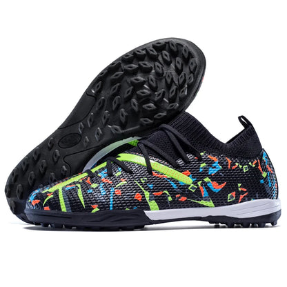 Chaussures de football professionnelles pour hommes, crampons de football pour gazon artificiel, chaussures de football pour jeunes, baskets antidérapantes pour hommes, Society Chuteira