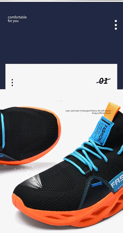 Sneakers casual viola alla moda per donna e uomo, scarpe da corsa Blade, taglie grandi 48, scarpe sportive leggere e traspiranti, sneakers da uomo in rete