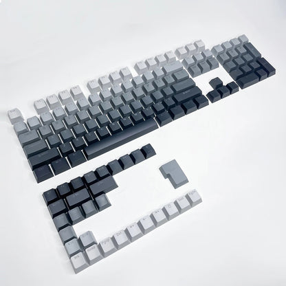 Gradient backlit RGB Gamer Keycaps For Mx Switch Mechanical Keyboard OEM Profile PBT Keycap White Blue ISO Layout Key caps DIY
