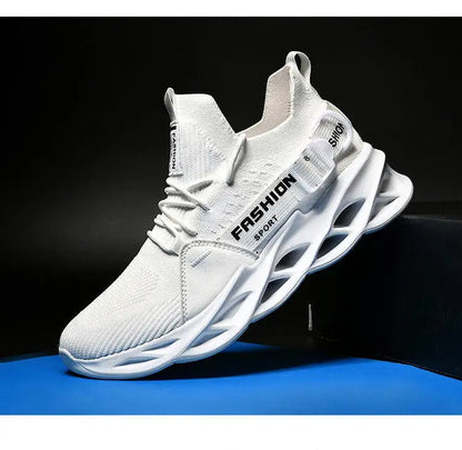 Sneakers casual viola alla moda per donna e uomo, scarpe da corsa Blade, taglie grandi 48, scarpe sportive leggere e traspiranti, sneakers da uomo in rete