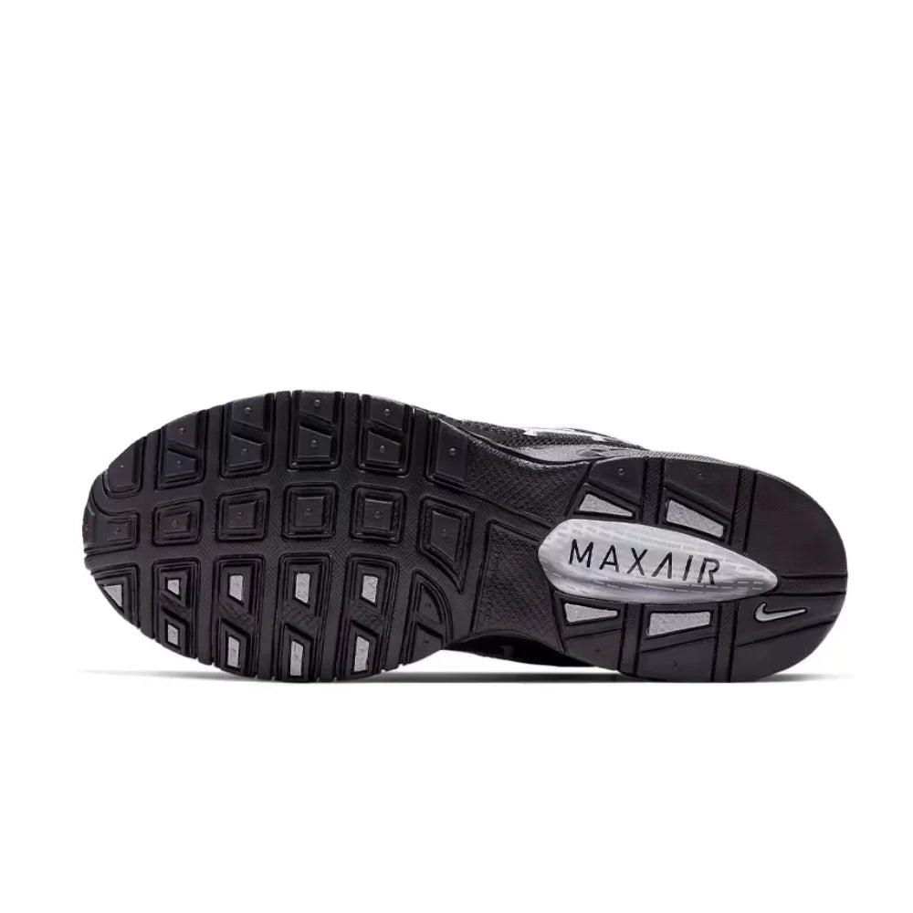 Nike Air Max Torch 4 Men's Low-Top Casual Running Shoes – Black/Silver, Lace-Up, Cushioned Sole, Breathable & Tough 343846-002