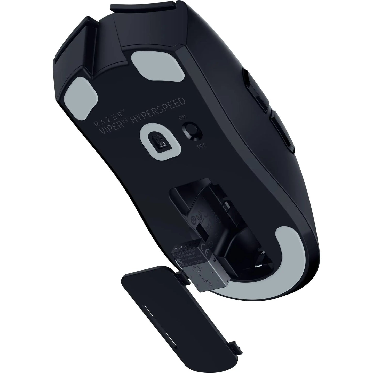 Ratón gaming inalámbrico para esports Razer Viper V3 HyperSpeed, sensor óptico 30K DPI, interruptores mecánicos Gen-2, 8 controles programables