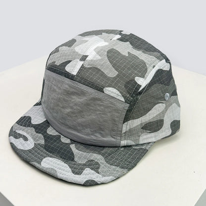 New Unisex CAMO Quick Drying Letter Embroidery Baseball Hats Sunshade Color Block Breathable Personal Peaked Caps Versatile ins