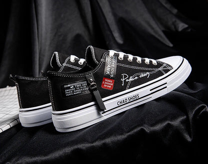 2025 été hommes toile baskets basses décontracté respirant chaussures pour adolescent à la mode léger jeunesse Streetwear confort chaussures