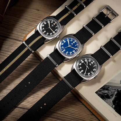Militado ML17 Watch Miyota Super 2035/ GL12 Quartz Movement Watch C3 And BGW9 Luminova 100m Waterproof Stainless Steel Watches