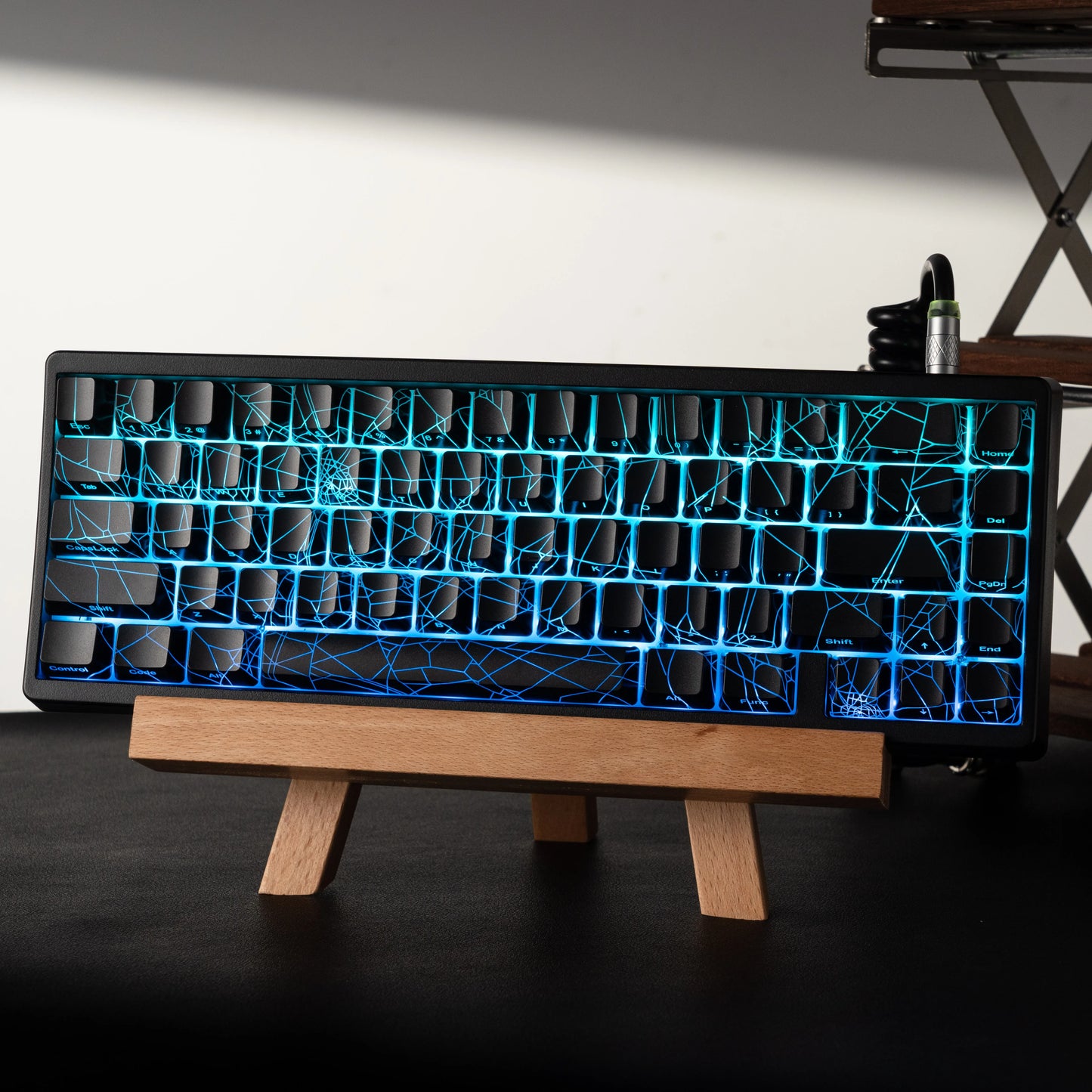 XVX M67 JadeStone Mechanical Keyboard 65% Tri-Mode Wireless Keyboard, Hot Swappable RGB Mechanical Keyboard with IMD Keycaps, Gasket Mount Gaming Keyboard