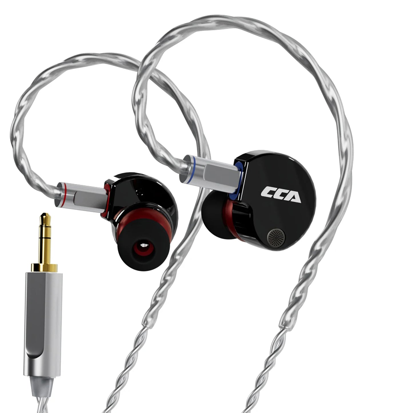 CCA Phoenix HiFi Wired Earphones Metal Alloy In-Ear Headphones with 10mm Dual Magnetic Dynamic Driver for Gaming & Music