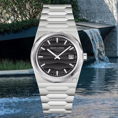 2025 New Arrivals Specht & Söhne 222 Gold Watches For Men Super Slim Steel Sapphire Classic Quartz Watch Relogio Masculino 37MM