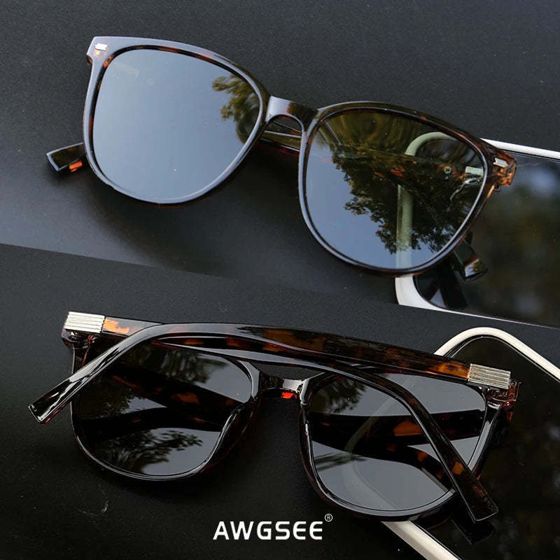 1PCS/2PCS/3PCS Round Women's Polarized Sunglasses - Stylish PC Frame Pink/Blue/Leopard/UV400 Lenses Travel, Driving & Hiking"