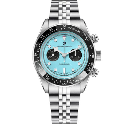 PAGANI DESIGN New Panda Men's Watches Top Luxury Quartz Wristwatches Chronograph Watch Man 2026 Gift AR Sapphire Ceramic Bezel