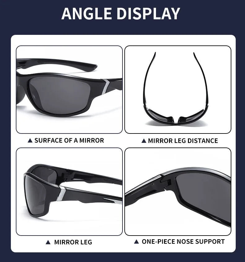 Okum fashion polarized glasses UV400, anti UV, glare, strong light, suitable for cycling, driving, fishing, etc