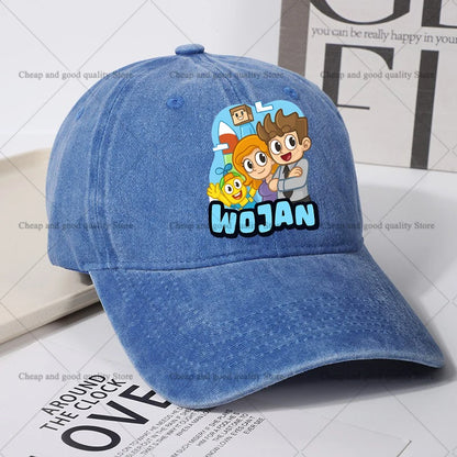Wojan Team Baseball Cap for Women men Summer Adjustable Sun Hat boy girl Anime Cute Retro Sunbonnet Adult Headgear birthday Gift