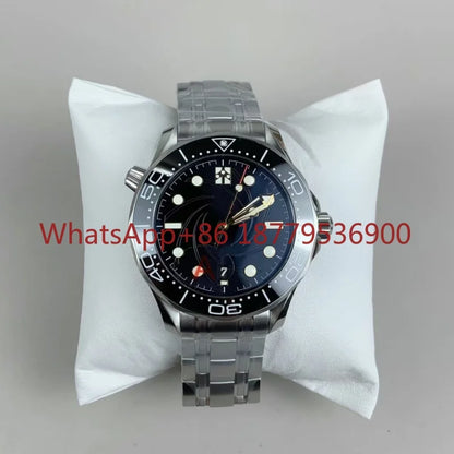 2026 High Quality Men's 904l Stainless Steel Automatic Mechanical 42mm Ceramic Watch Ring Watches Customized
