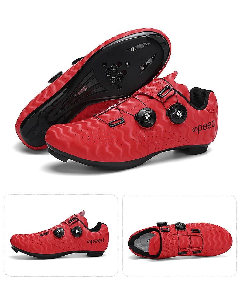 New cycling shoes road cycling men's racing competition self-locking speed cycling sports shoes women's Spd Cleats cycling shoes