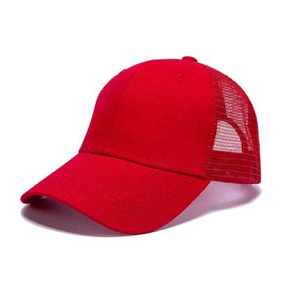 Cappellini da baseball all'ingrosso da uomo, cappellini casual, cappelli in mesh da donna, cappelli unisex con logo personalizzato, cappelli ricamati