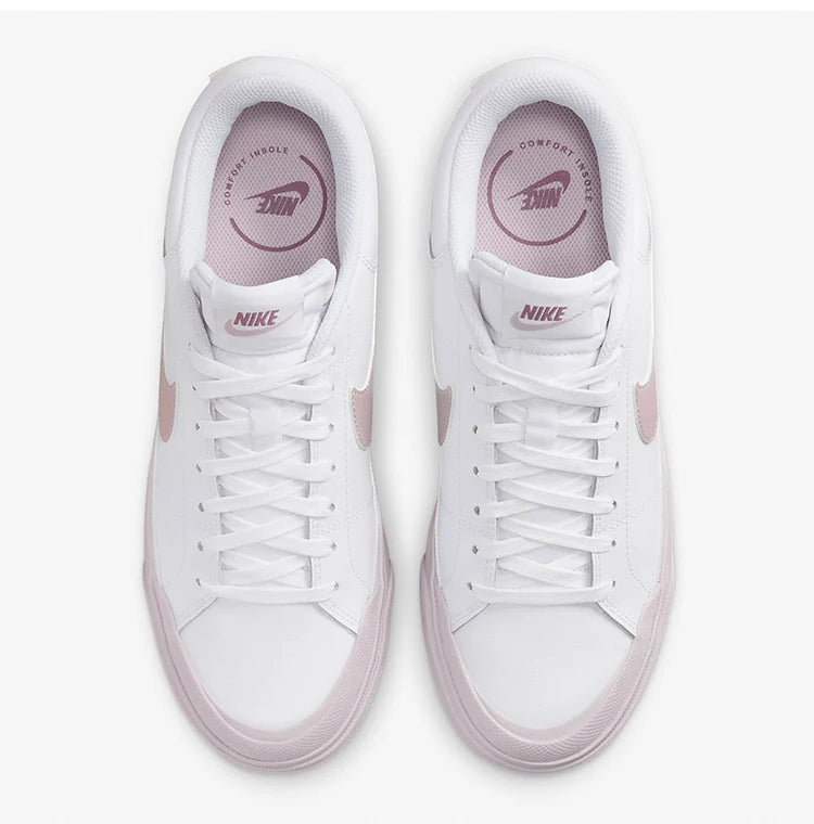 Nike Genuine 2024 New Women's Wear-Resistant Thick Sole Low-Top Casual Sneakers DM7590-105