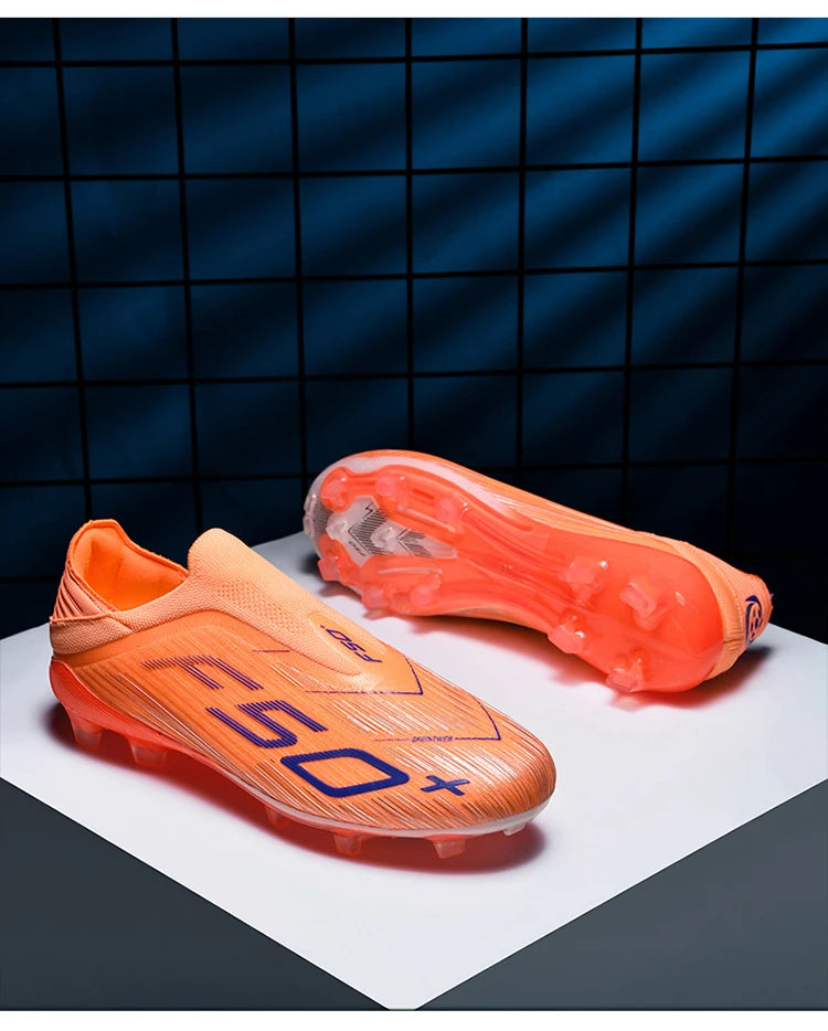 New Men Soccer Shoes Grass Cleats Futsal Comfortable Turf Football Boots Sports Ultralight Fg Non Slip Indoor Adult Non-Slip