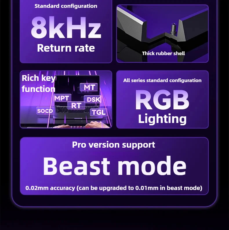 Aula Win60He Magnetic Switch Keyboard Wired Win 60 HE Mechanical Keyboard Esports Gamer Win68 Keyboards Custom Win60 He Gifts