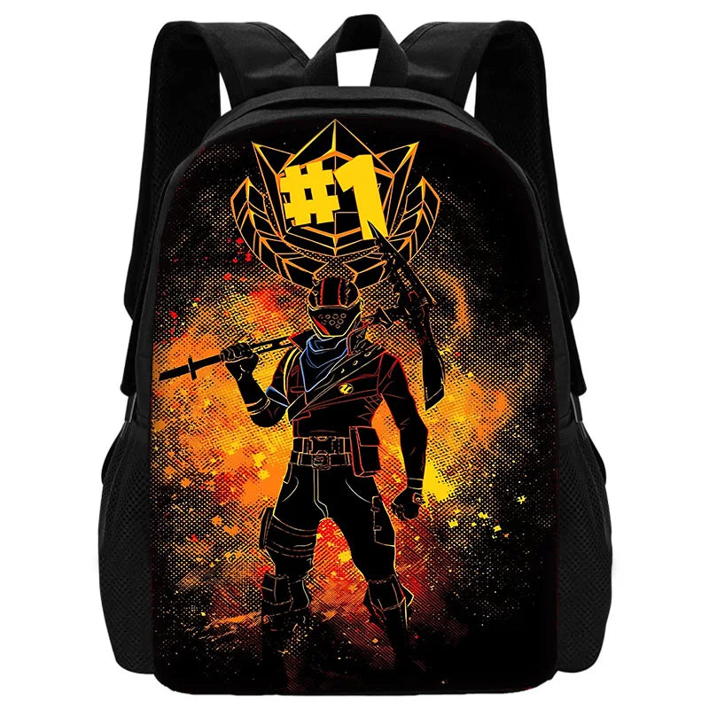 Hot Game FortniteS Kids Backpacks Boys and Girls Student Birthday Gift Child School Bags Unisex Camping Durable Rucksack