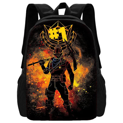Hot Game FortniteS Kids Backpacks Boys and Girls Student Birthday Gift Child School Bags Unisex Camping Durable Rucksack