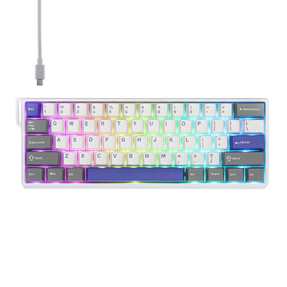 AULA WIN60 HE/WIN60 HE MAX 60% Hot-Swap Tray-Mount Structure Wired Mechanical Keyboard with Hall Effect Magnetic Switch