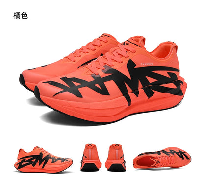 Men's Sports Shoes, Casual Running Shoes, Unisex Jogging Shoes, Popcorn Outsole, Lightweight Breathable Sports Shoes, Women's Non-Slip Shock-Absorbing Athletic Running Shoes Size 34-44