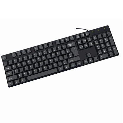 Spanish French Russian Arabic Letter Keycaps Keyboard Gaming Keyboard USB Wired 104 Keys for Computer