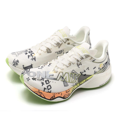 ONEMIX Nylon Carbon Board Marathon Running Racing Shoes, Professional Stable Support, Shock Relief, Ultra-light Rebound Sneakers