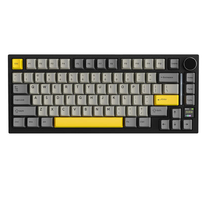 ATTACK SHARK X820 Ultra Wireless Mechanical Keyboard with TFT Smart Display & Knob, 75% Hot Swappable, BT/2.4G/Wired, Gift Switch