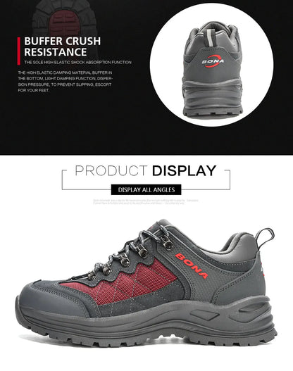 BONA New Designers Turistické boty Trekingové tenisky Pánské boty Pánské trekingové boty Chůze Mansculino Rybaření Kempování Boty na jogging