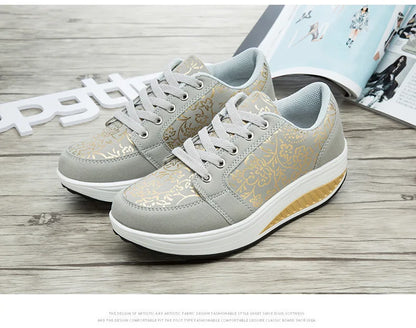 Læder-casualsneakers til kvinder, moderigtige og komfortable platform-vandresko, kilehæl-mokkasiner, åndbare loafers, Zapatos De Mujer