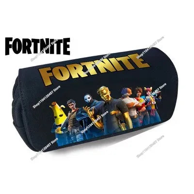 Fortnite Kids Pencil Bag Kawaii Pencil Case Large Capacity Waterproof Handheld Cosplay Pencil Pouch Office Stationery Gift Toy