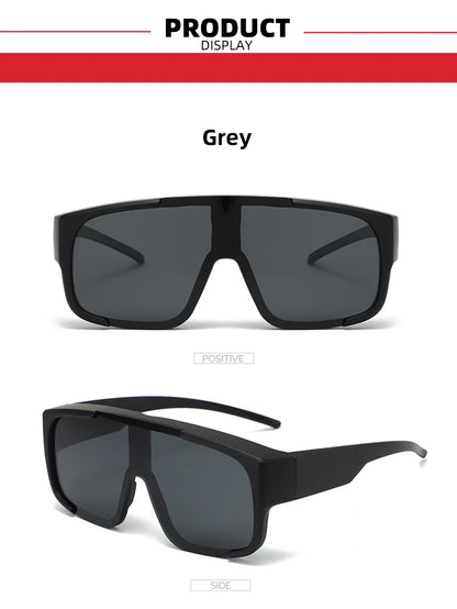 VIVIBEE Large Polarized Glasses Fit Over Sunglasses Photochromic Men Driving UV400 Fishing Outdoor Women Mirrored Dark Goggles