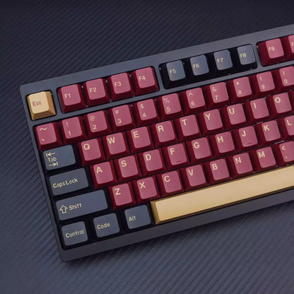 GMK Keycaps Double Shot Cherry Profile ABS Keycap For Cherry MX Switch Mechanical Keyboard 173 Keys Red Samruai Key Caps Custom