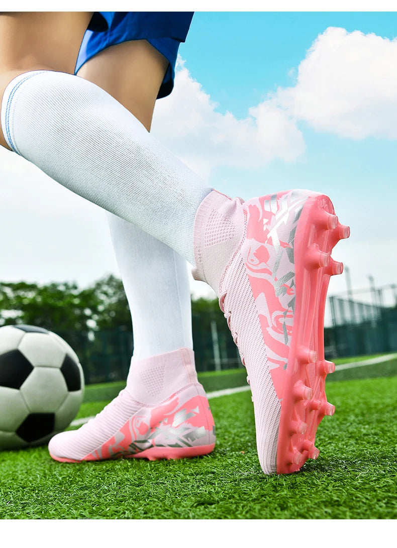 Chaussures de football professionnelles pour hommes, crampons de football FG/TF, baskets d'entraînement de football, chaussures de sport d'extérieur pour hommes