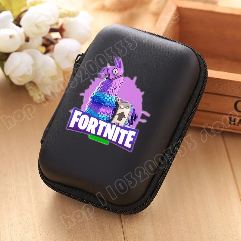New Fortnite Storage Bag Multi Function Data Cable Charger Organizer Travel Earphone Protective Pouch Childrens Birthday Gift