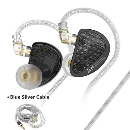 KZ AS16 Pro In Ear Earphones 16BA Balanced Armature HIFI Bass Monitor Headphones Noise Cancelling Earbuds Sport Headset AS12 ZSX